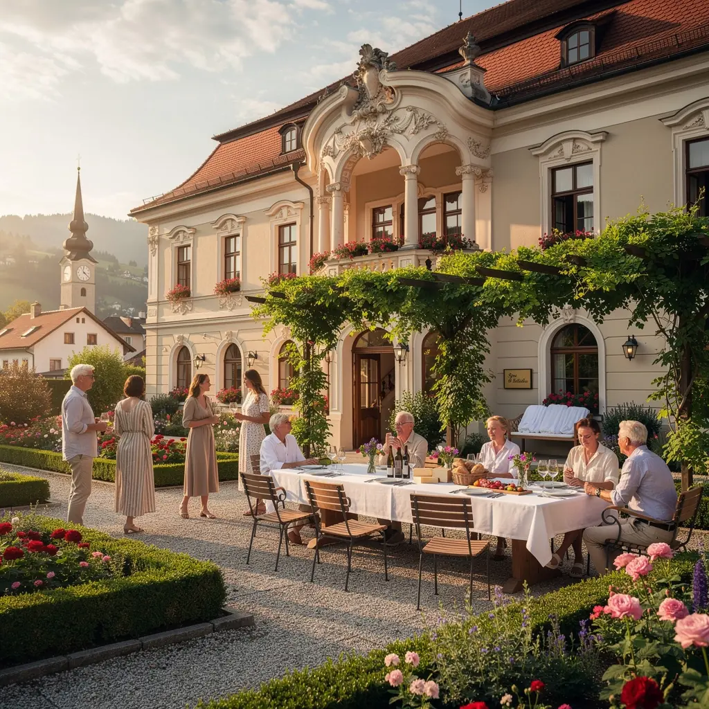 Gemütliche Ferienwohnung im Herzen eines Kurortes in Österreich.