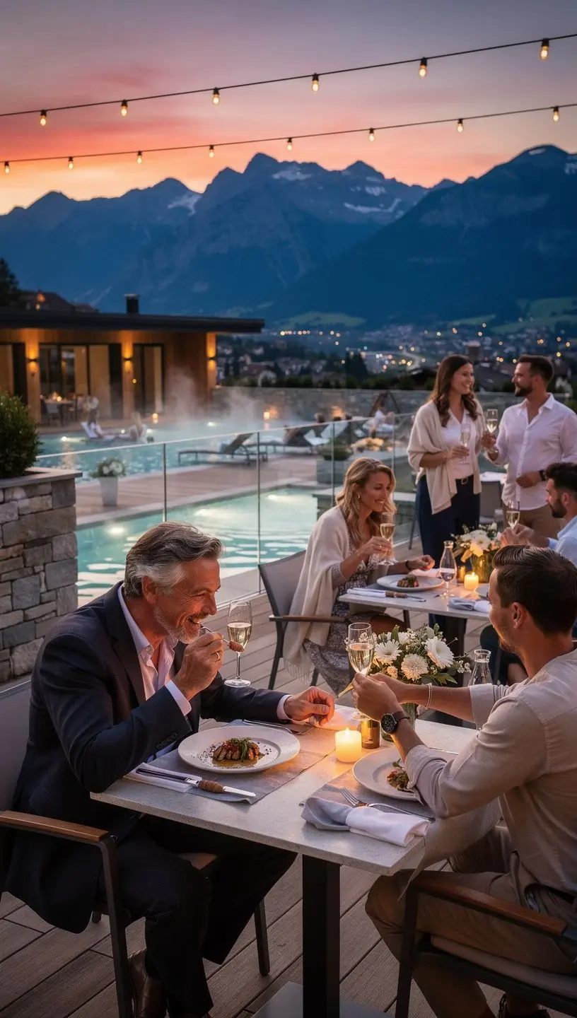 Faszination der Natur mit sprudelnden Thermalquellen im Hintergrund.