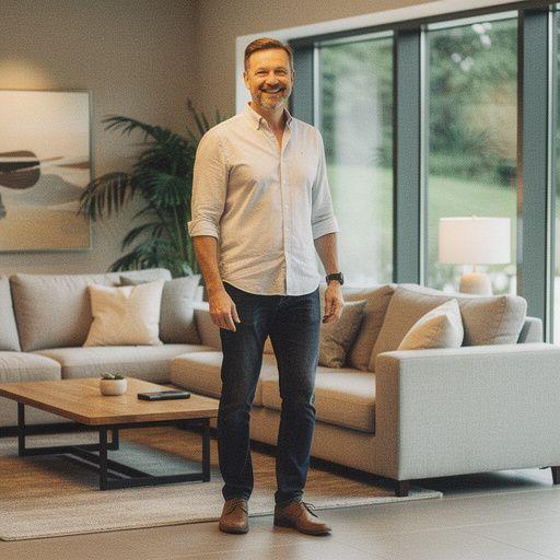 Luftaufnahme eines idyllischen Kurortes mit schönen Häusern und Thermalbädern